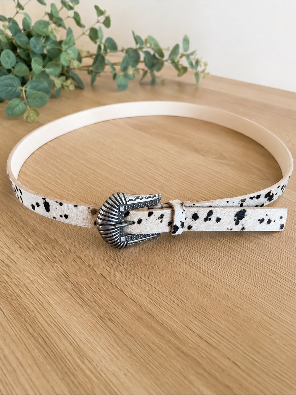NWOT ✧🤎Free People 🤎✧ Leopard Western Style Belt - Sz M/L